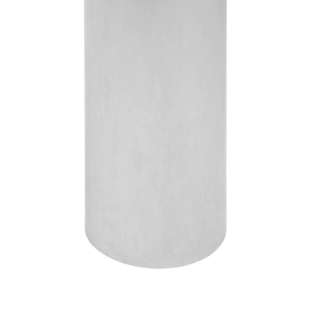 Silver Base Glass Side Table