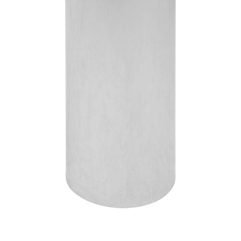 Silver Base Glass Side Table