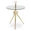 Gilded Glass Side Table