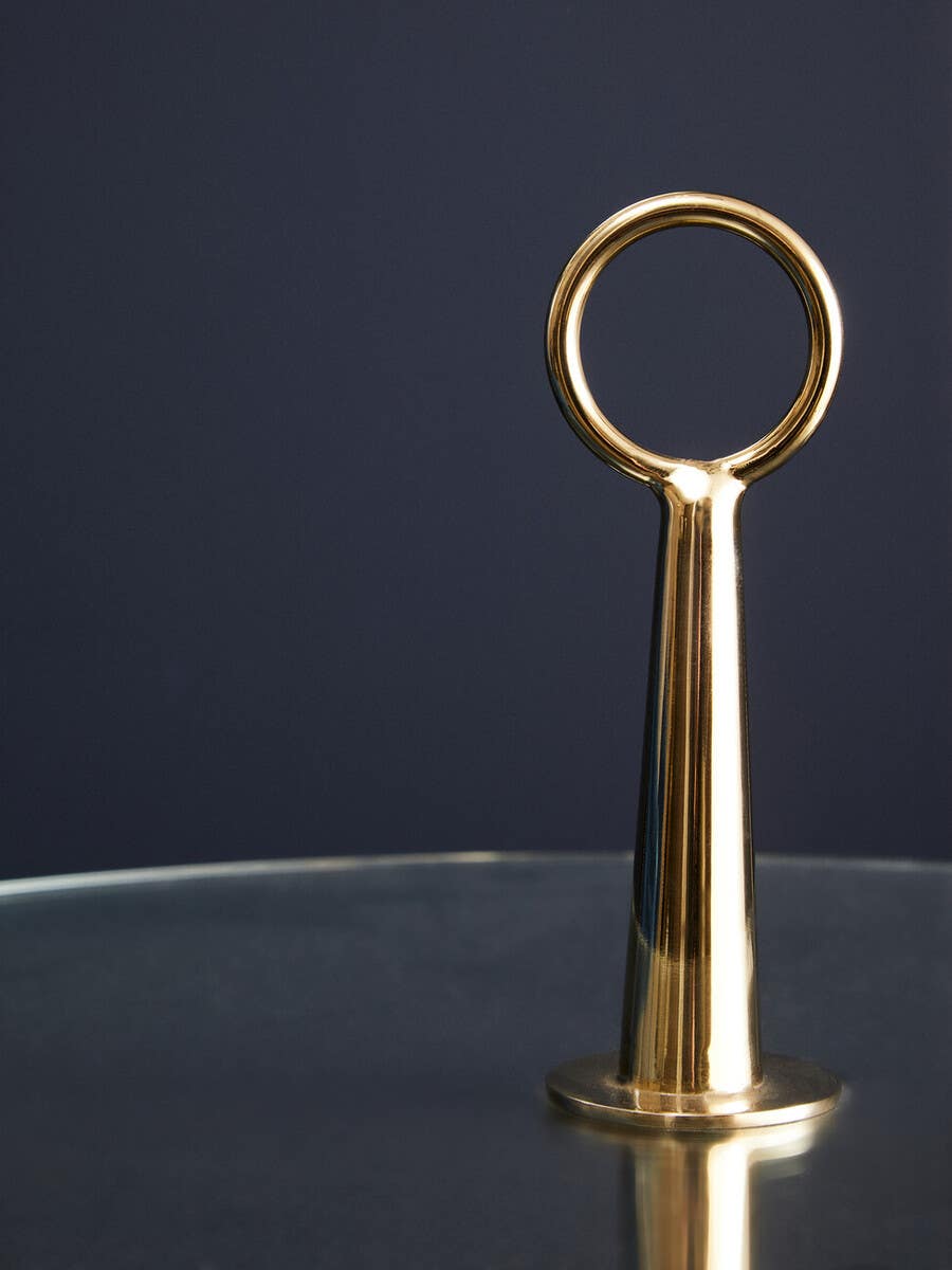 Gilded Glass Side Table