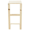 Golden C-Shape Luxe Table