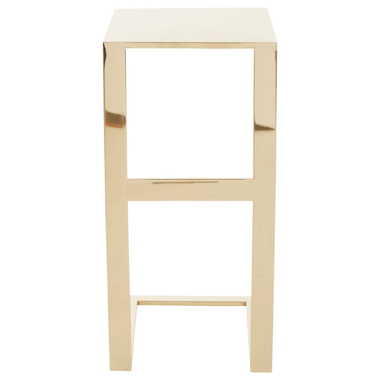 Golden C-Shape Luxe Table
