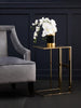 Golden C-Shape Luxe Table