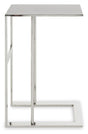 Luxury Silver C-Shape Side Table
