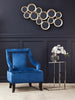Luxury Silver C-Shape Side Table