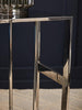 Luxury Silver C-Shape Side Table