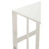 Luxury Silver C-Shape Side Table