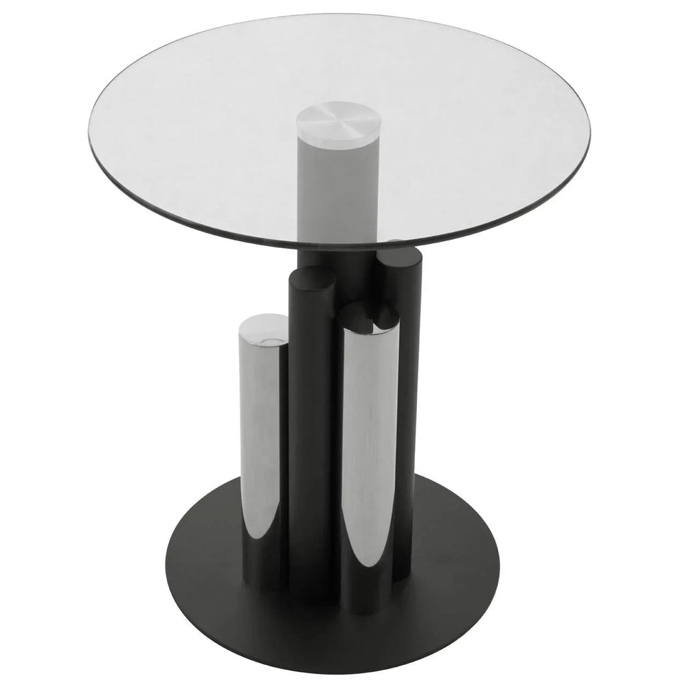 Glam Glass Side Table
