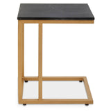 Golden Marble Side Table