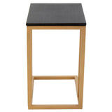 Golden Marble Side Table