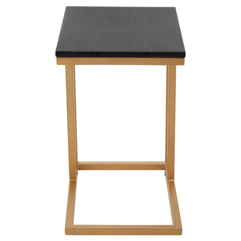Golden Marble Side Table