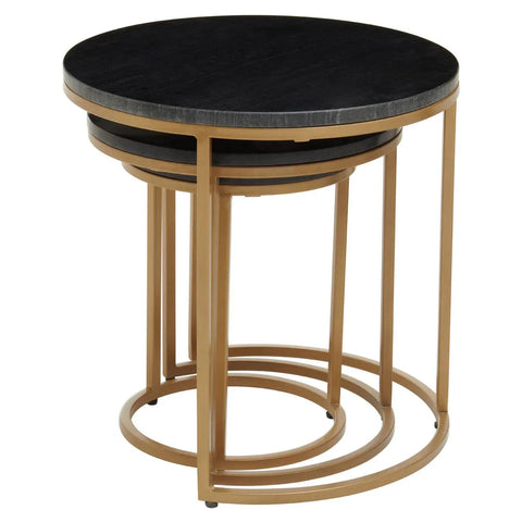 Marble Trio Nesting Tables