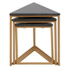 Marble Triangular Nesting Tables