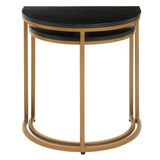 Elegance Duo Marble Nesting Tables