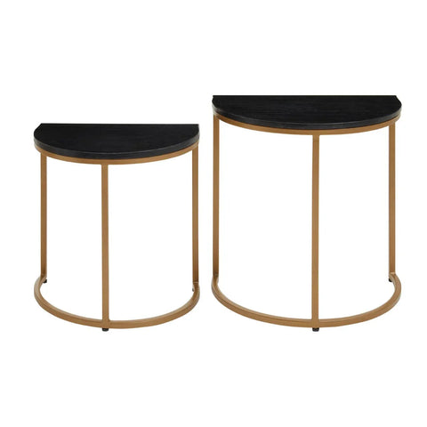 Elegance Duo Marble Nesting Tables