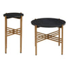 Luxury Marble Side Table Duo