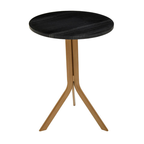 Marble Top Gold Base Table