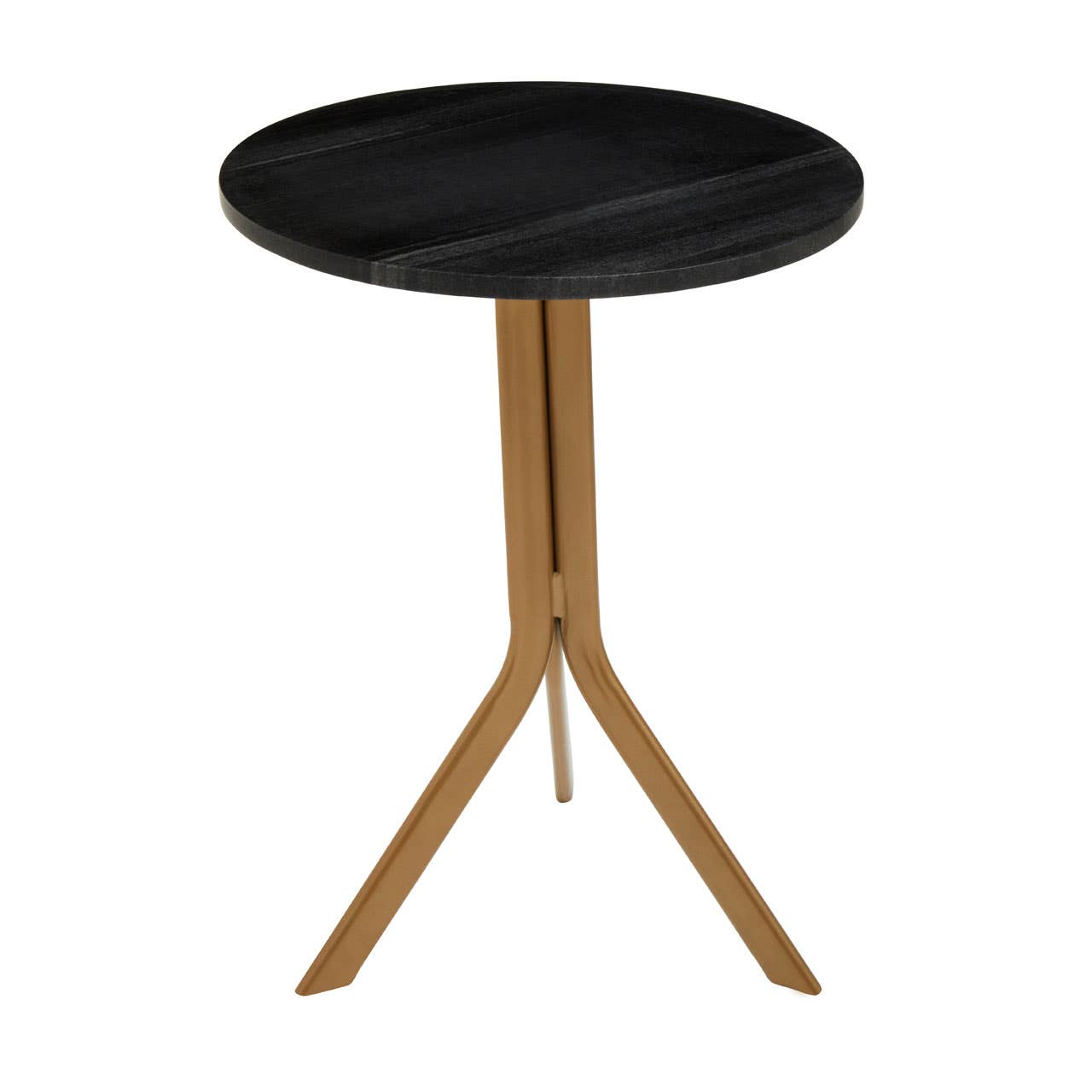 Marble Top Gold Base Table