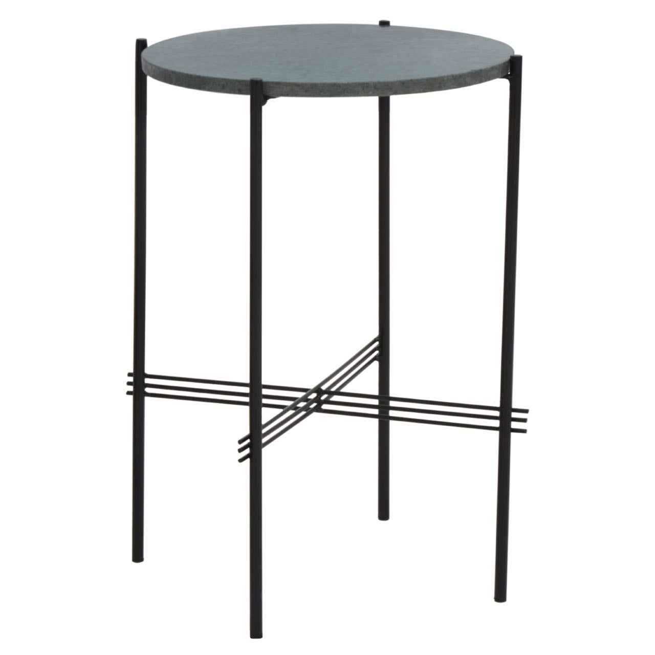 Marble Green Round Side Table