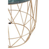 Green Marble Gold Side Table