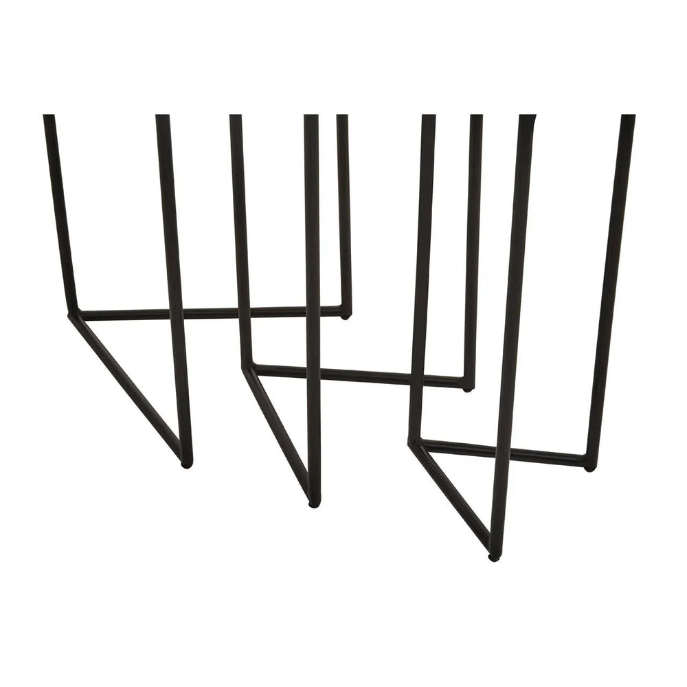 White Marble Triangular Side Tables