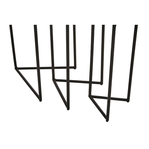 White Marble Triangular Side Tables