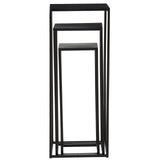 Black Square Nesting Side Tables
