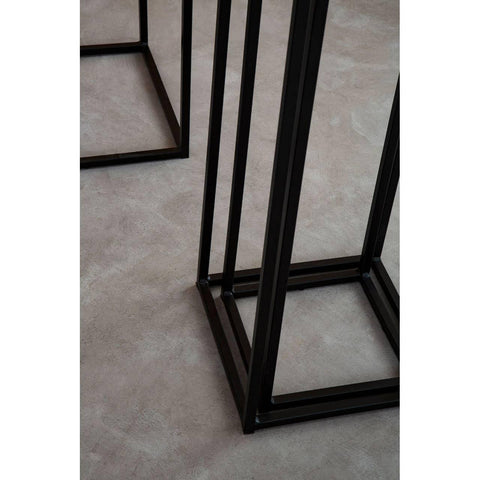 Black Square Nesting Side Tables