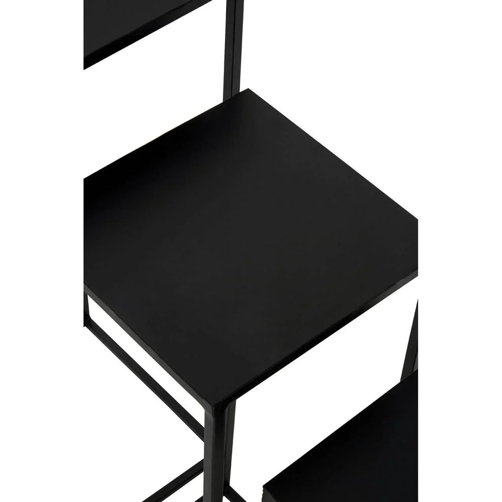 Black Square Nesting Side Tables
