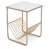 Marble Gold Side Table