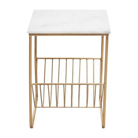 Marble Gold Side Table