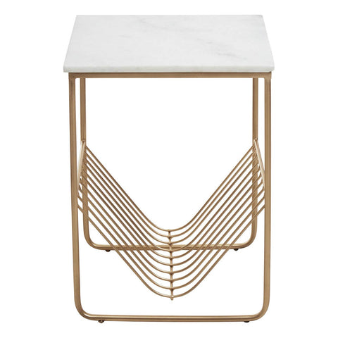 Marble Gold Side Table