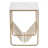 Marble Gold Side Table