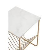 Marble Gold Side Table