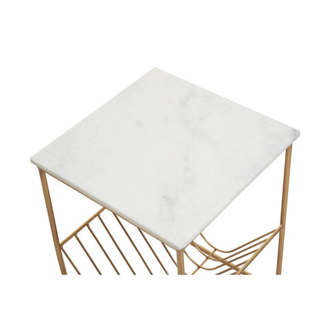 Marble Gold Side Table
