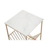 Marble Gold Side Table