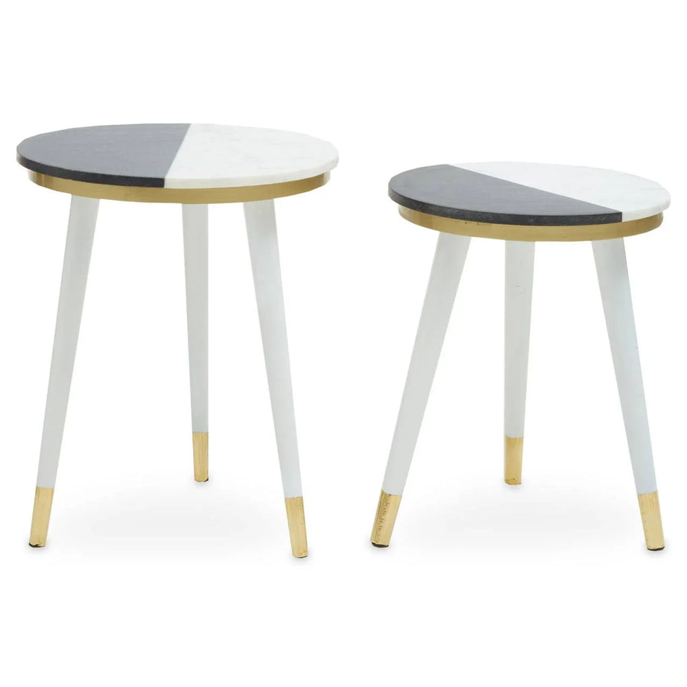 Marble Duo Side Tables