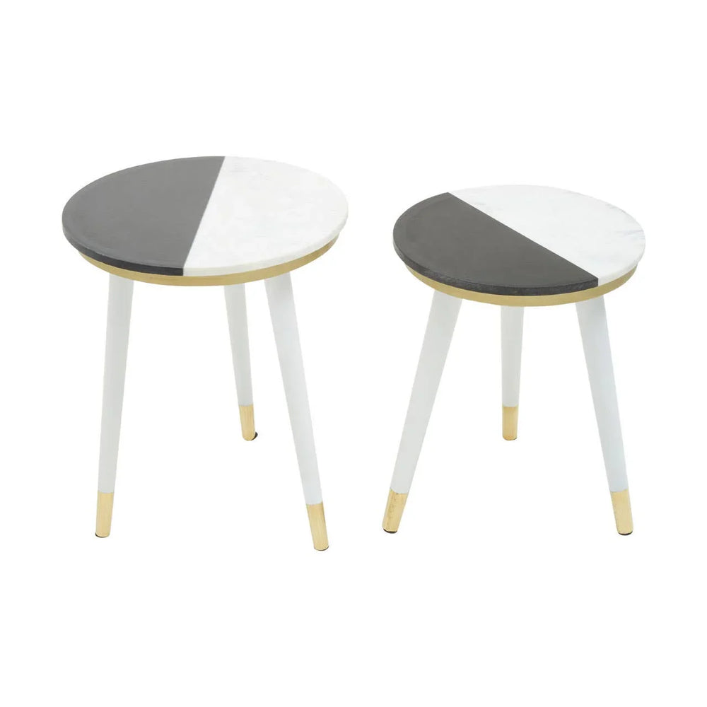 Marble Duo Side Tables