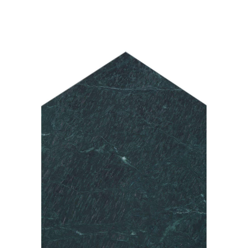 Golden Marble Geometric Console Table