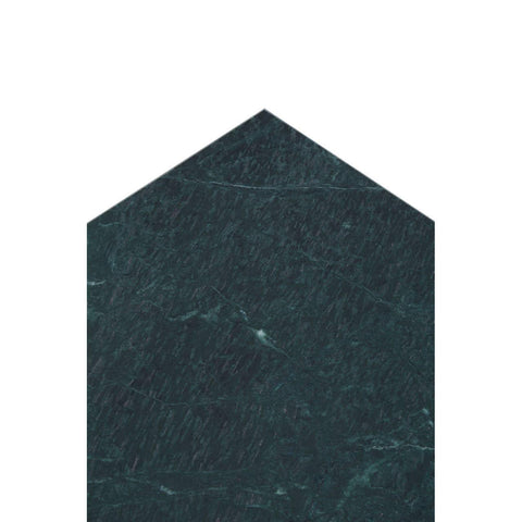 Golden Marble Geometric Console Table