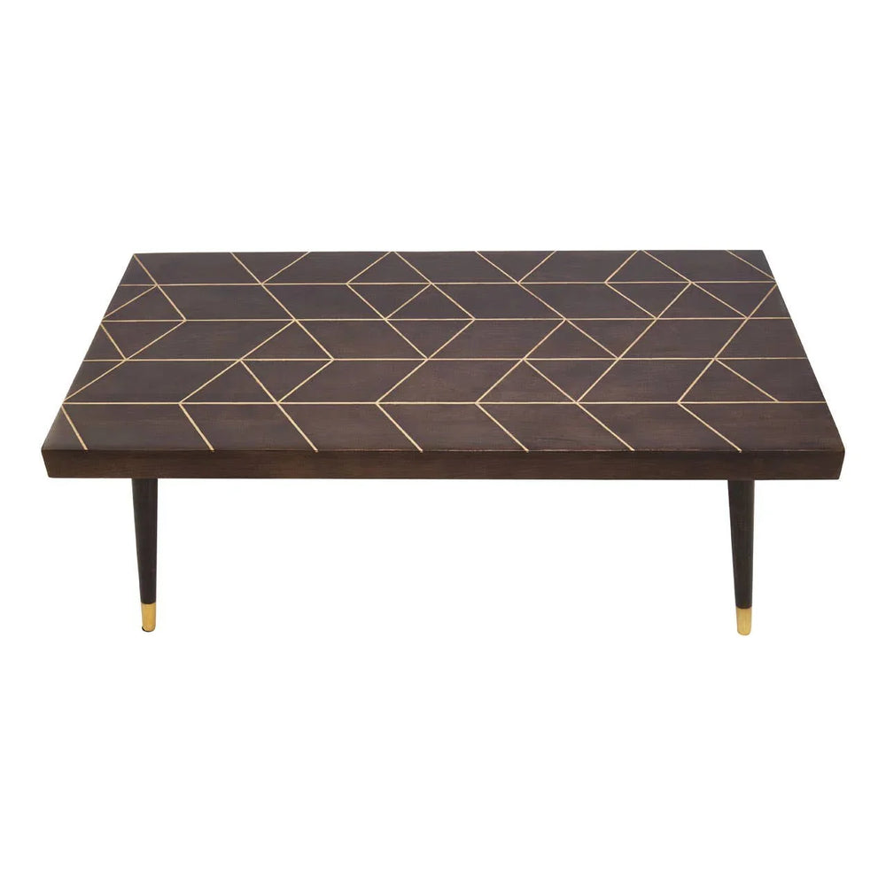 Golden Mango Wood Coffee Table
