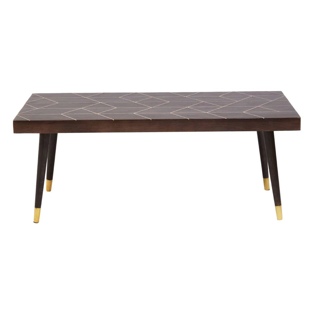 Golden Mango Wood Coffee Table