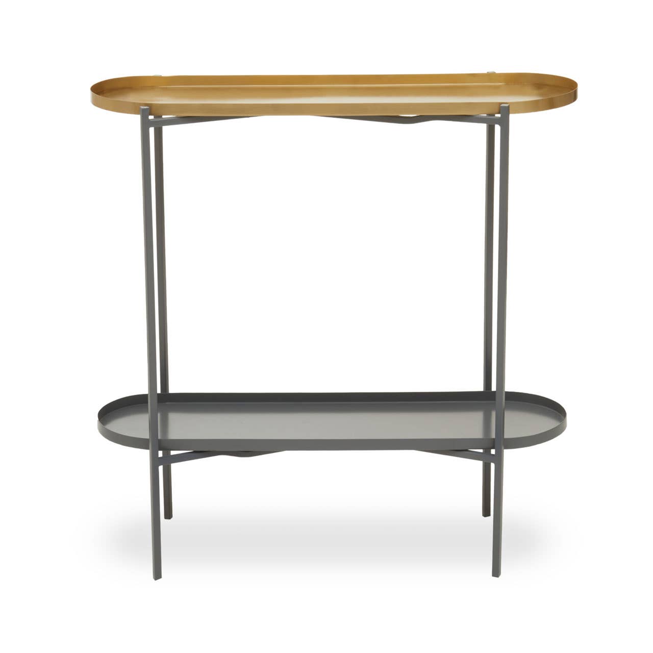 Golden Grey Console Table