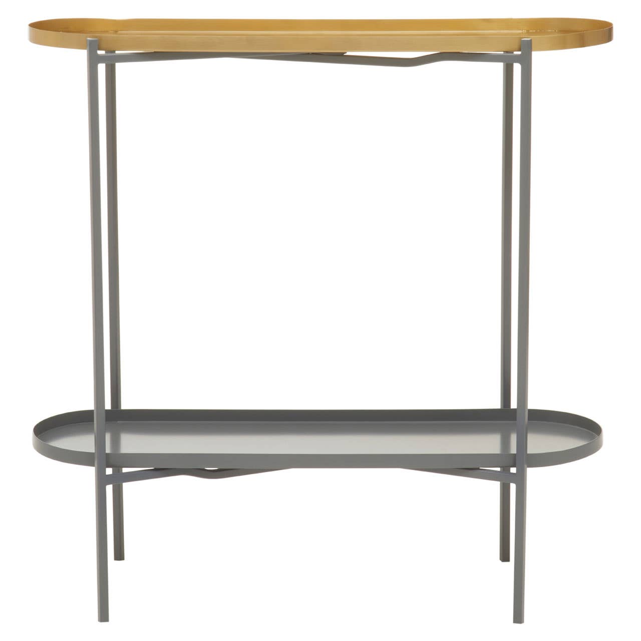 Golden Grey Console Table