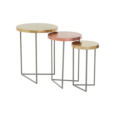 Title Modern Nesting Metal Tables
