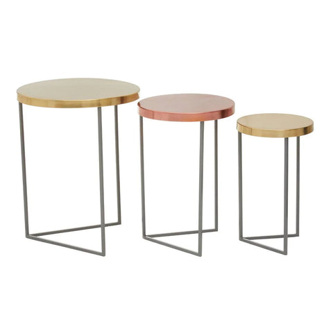 Title Modern Nesting Metal Tables