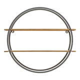 Angular Gold Wall Shelf