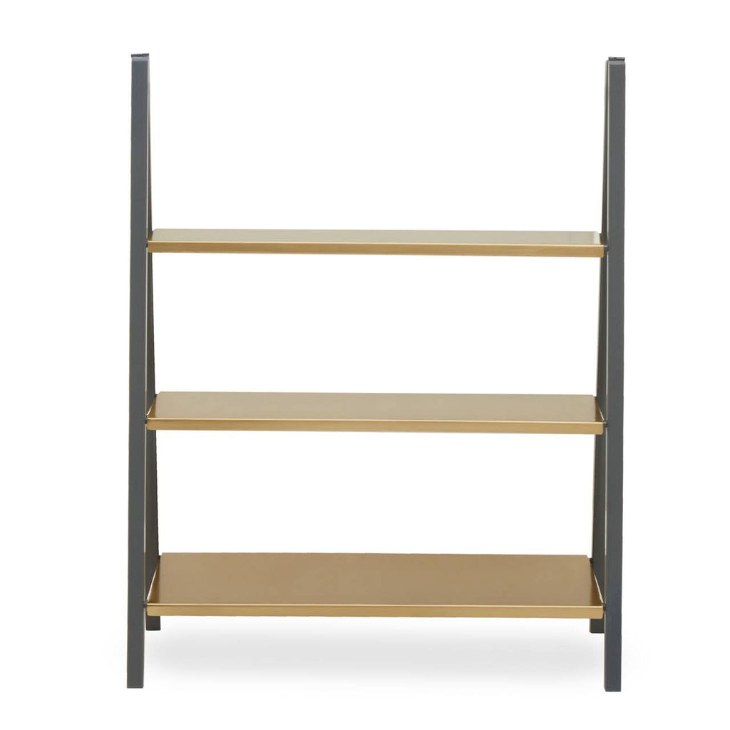 Gold & Grey Metal Shelf