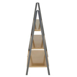 Gold & Grey Metal Shelf