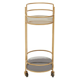 Luxe Gold Bar Cart